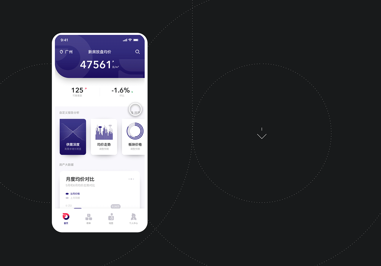 房地大数据（图ZMjI3ODg5NzQ0） - APP界面 - 站酷设计师见糖原创素材 - 站酷ZCOOL