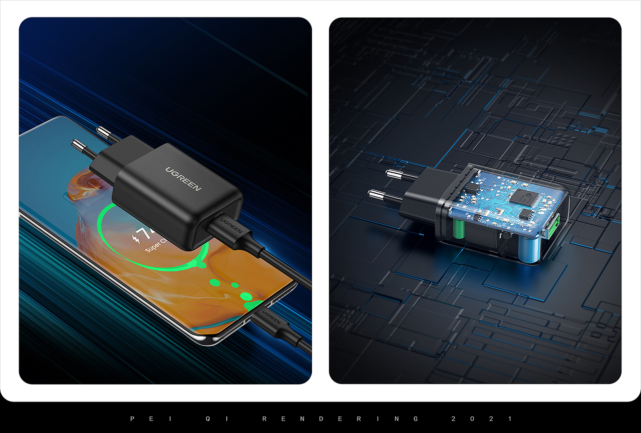 【产品渲染 - UGREEN 工作集 3 】