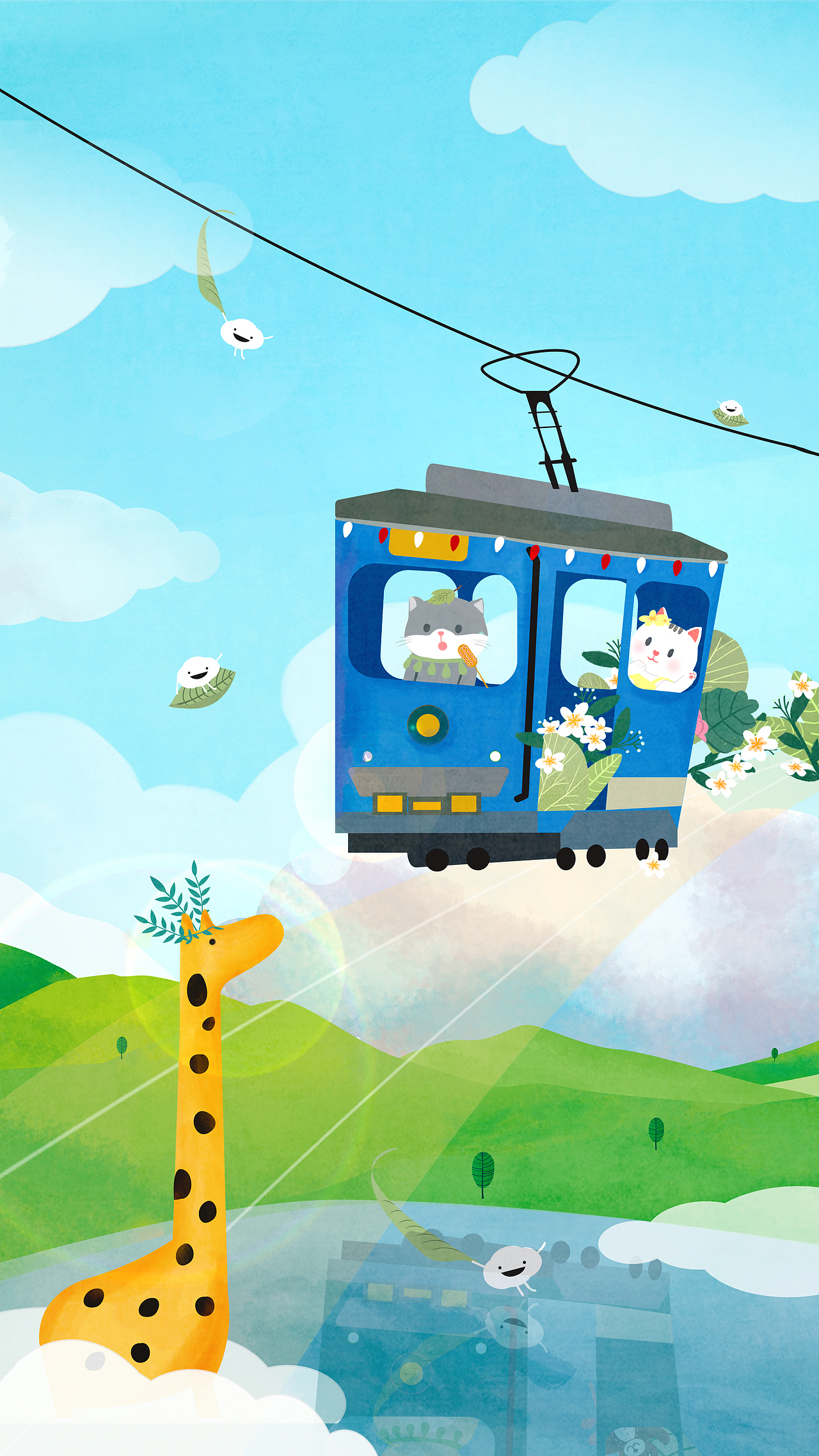 樂(lè)劃鎖屏|和你一起探索世界（圖ZMjE3MzYzMDk2） - 商業(yè)插畫(huà) - 站酷設(shè)計(jì)師奇兮原創(chuàng)素材 - 站酷ZCOOL