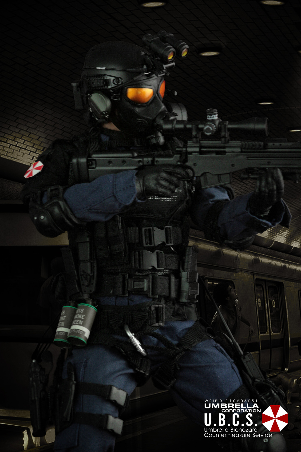 自d安布雷拉生化危机紧急对策部队特种兵ubcs
