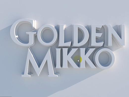 C4D电影开头宣传片头立体文字模型制作-建模技巧方式