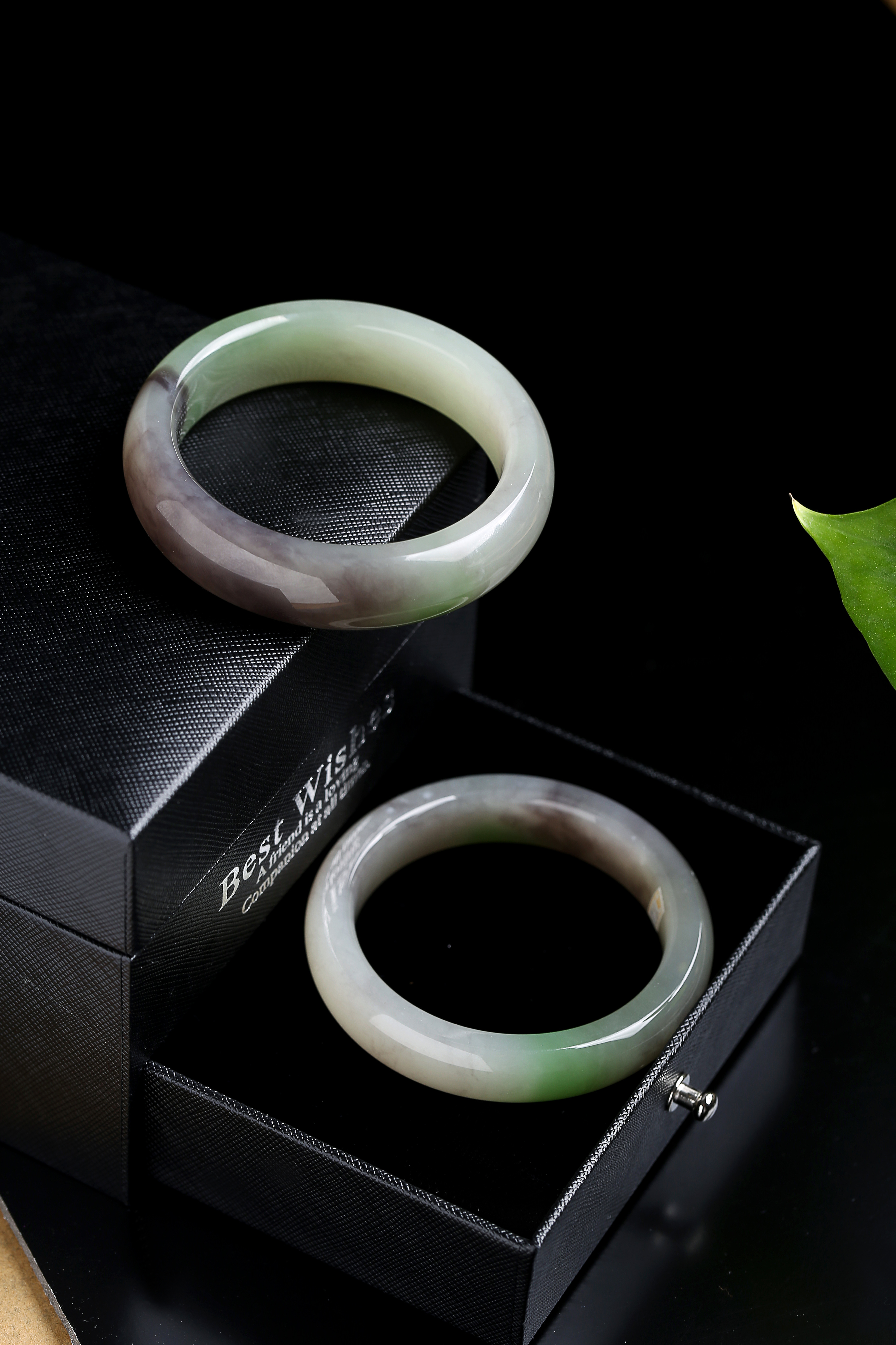 和田玉三彩手镯