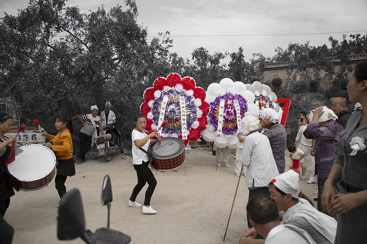 风俗摄影 山西葬礼