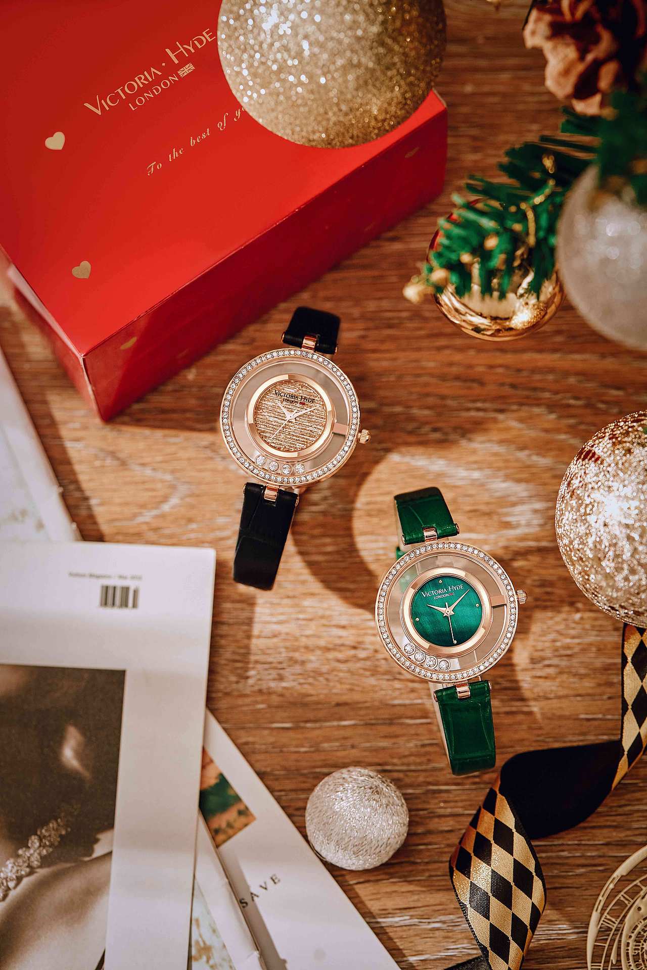 圣诞手表拍摄VH手表