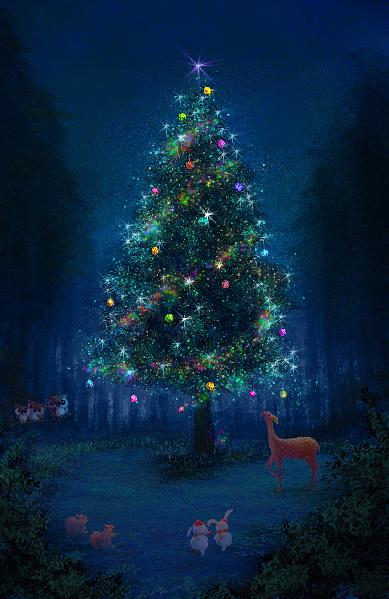 圣诞树图片素材免费下载 - 觅知网