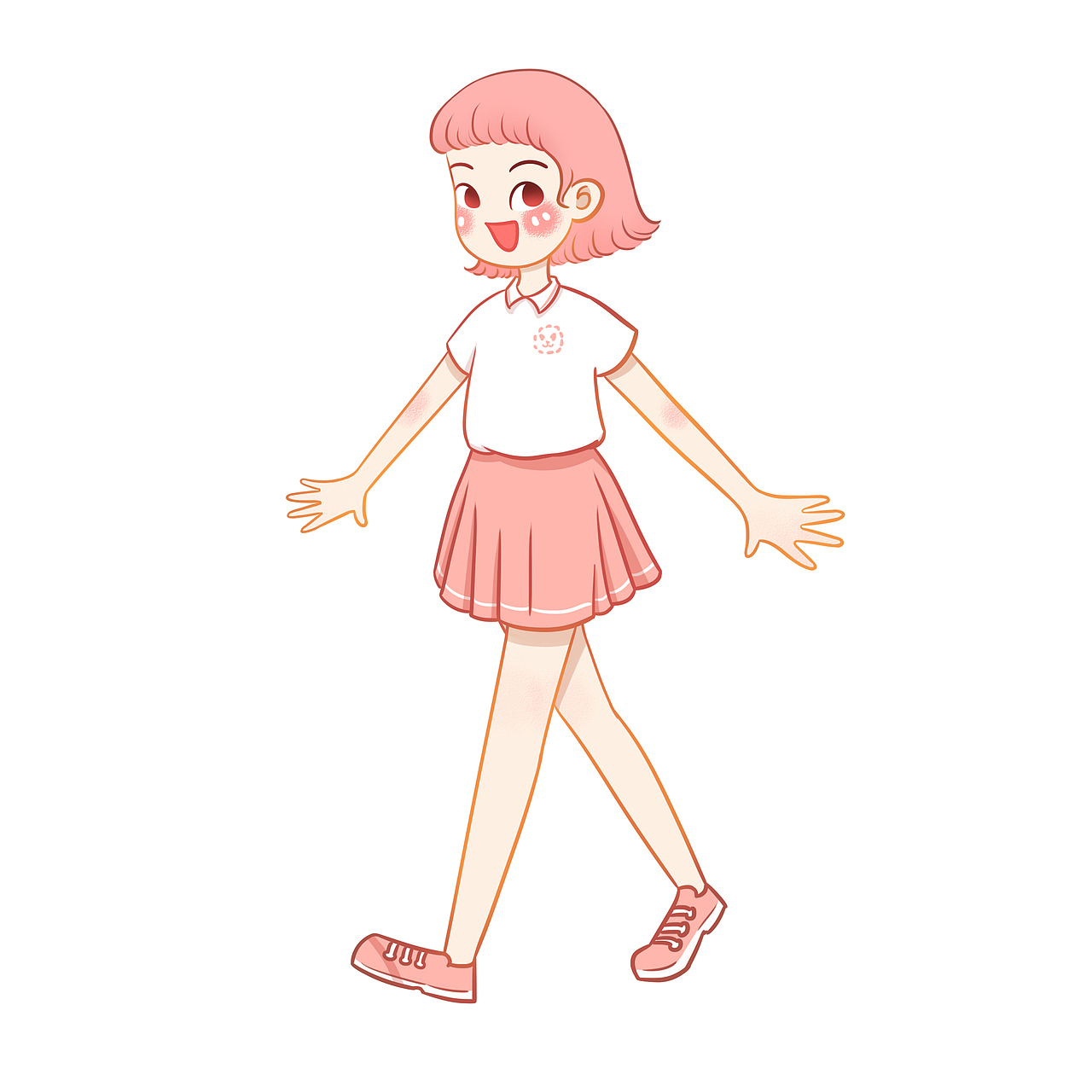 近期画的可爱小女孩|动漫|单幅漫画|马奔奔bobo_原创作品-站酷zcool