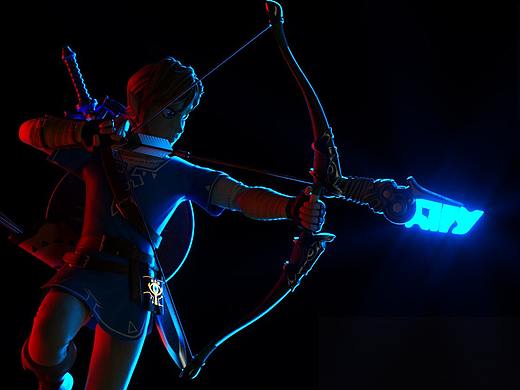 塞尔达传说——林克  手办风格人物