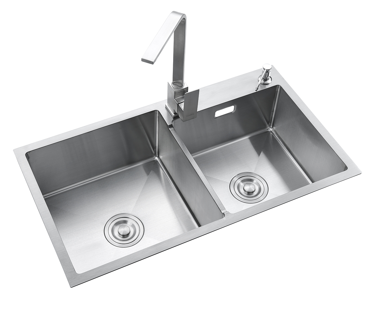 水槽 洗手盆 金属 五金质感白底拍摄