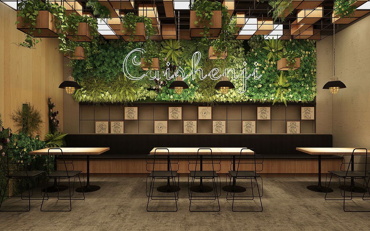 财神记_快餐厅设计_七原设计作品