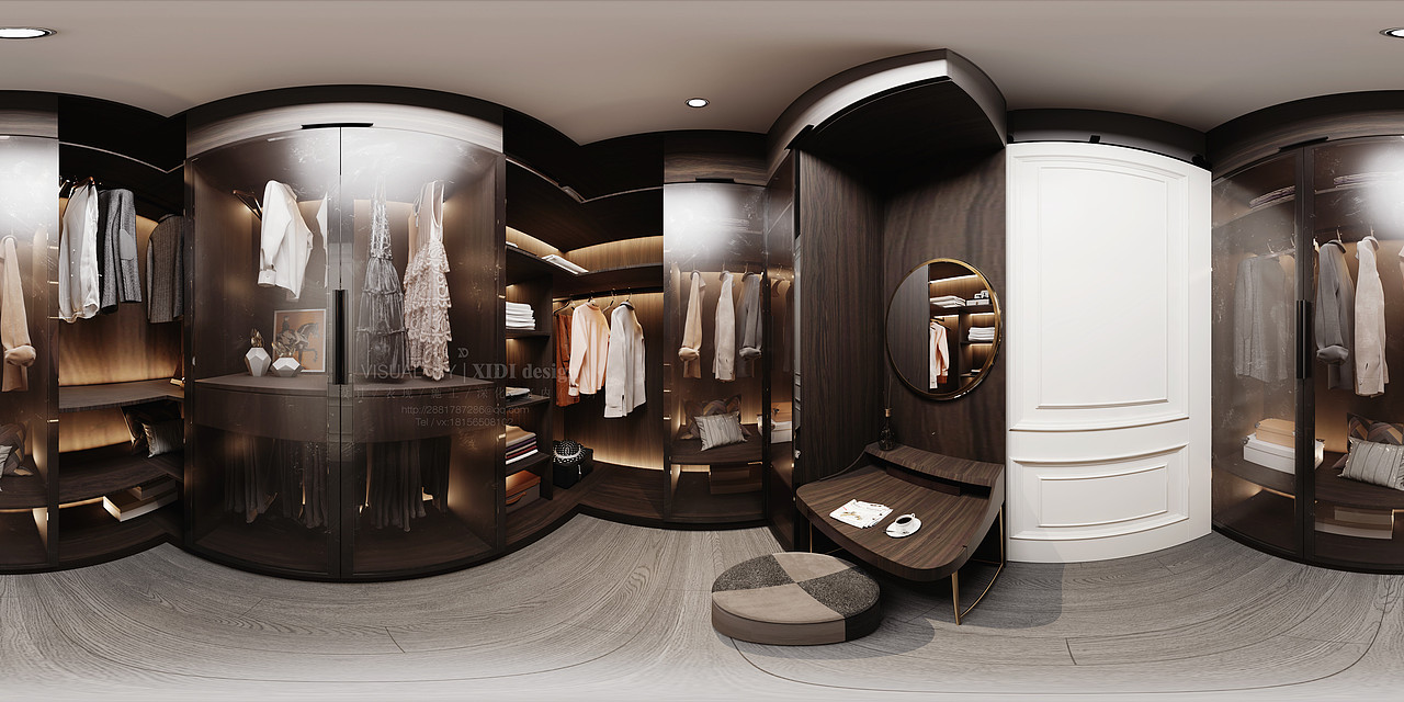 现代别墅全房全景图