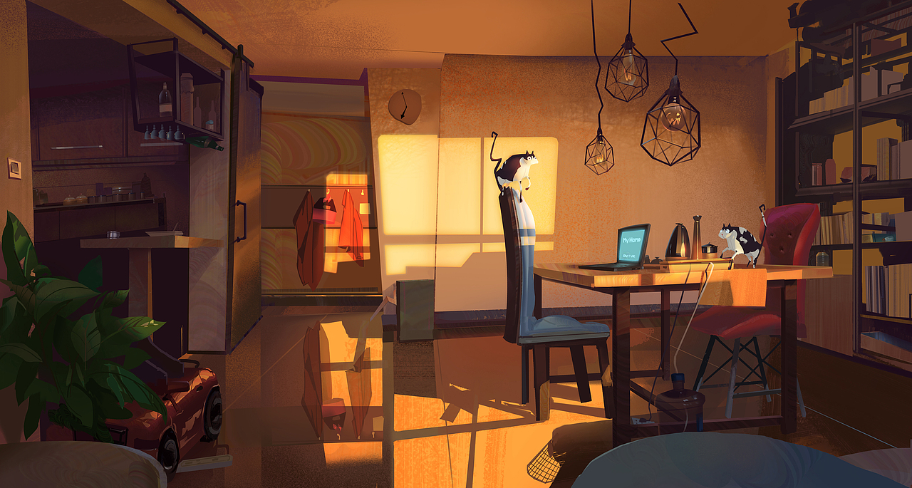 场景原画色彩练习（图ZMTgzMjYzODEy） - 游戏原画 - 站酷设计师Wkwang原创素材 - 站酷ZCOOL