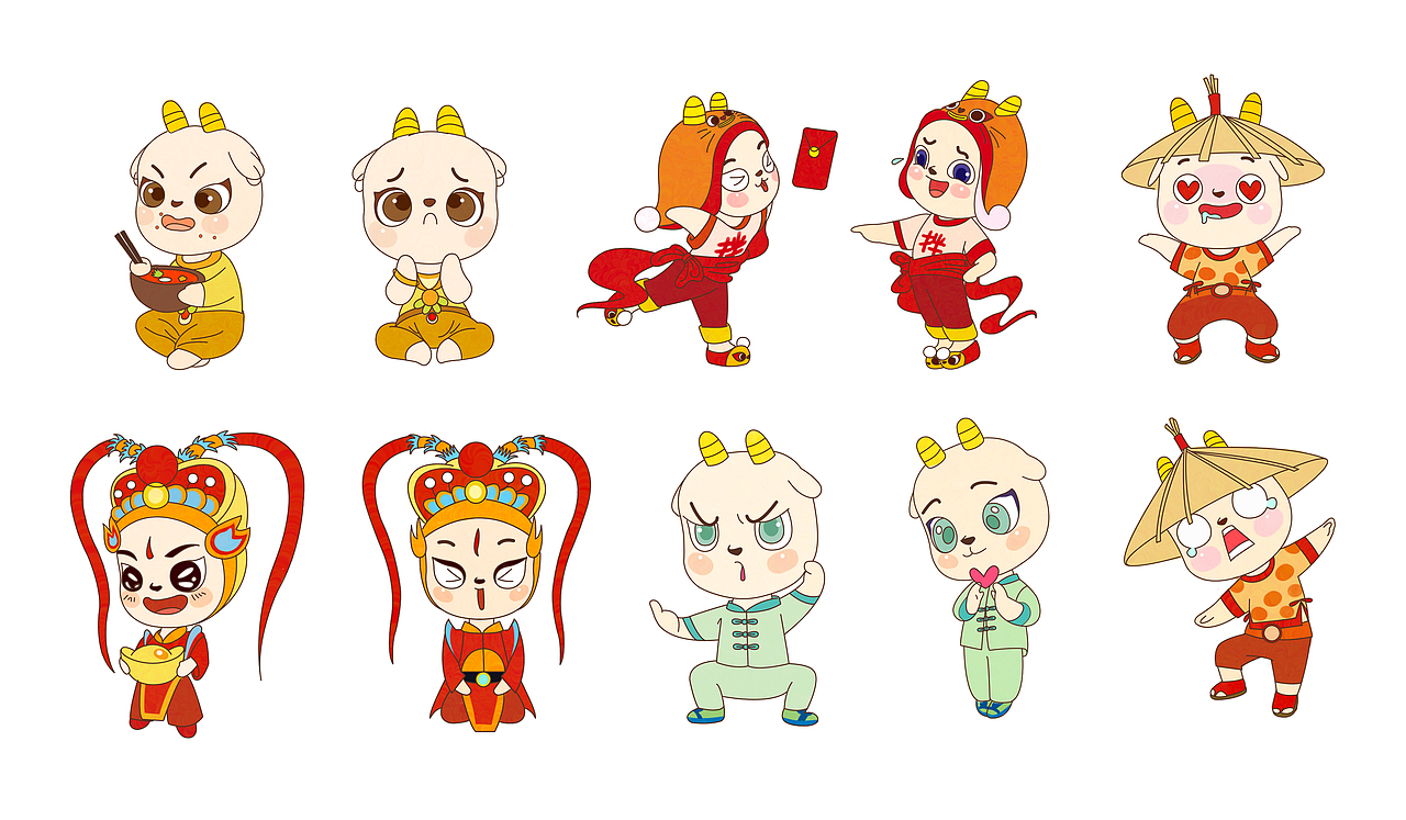 麻辣烫品牌合作插画（图ZMjc3NDI5MDk2） - 商业插画 - 站酷设计师YUGAWEI原创素材 - 站酷ZCOOL