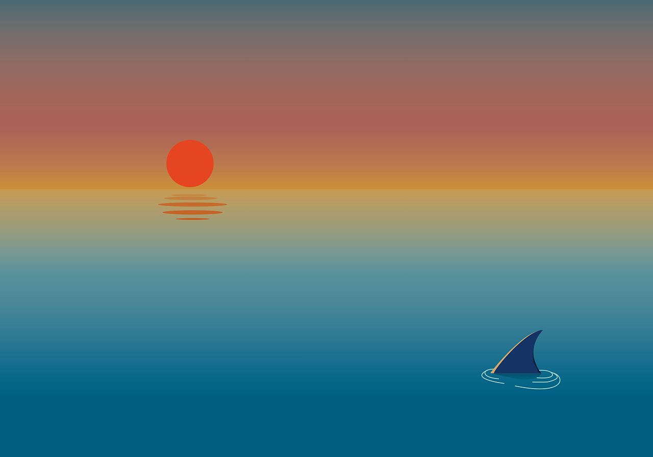 小练习 海边日落|插画|创作习作|曾今爱放屁 - 原创作品 - 站酷