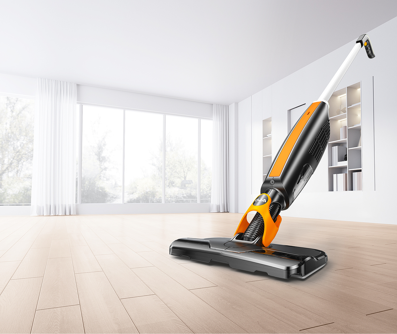 天购 OJA吸拖一体家用无线吸尘器