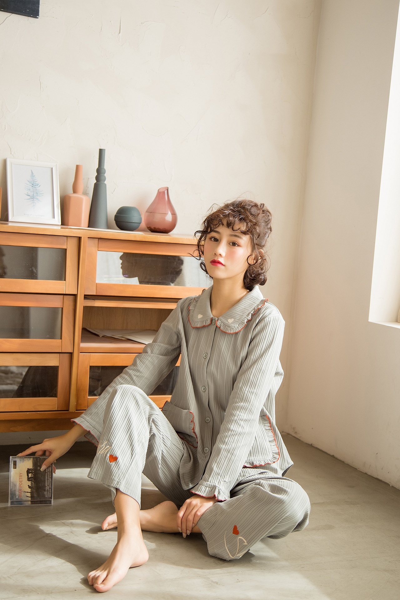 店铺睡衣日系风格拍摄