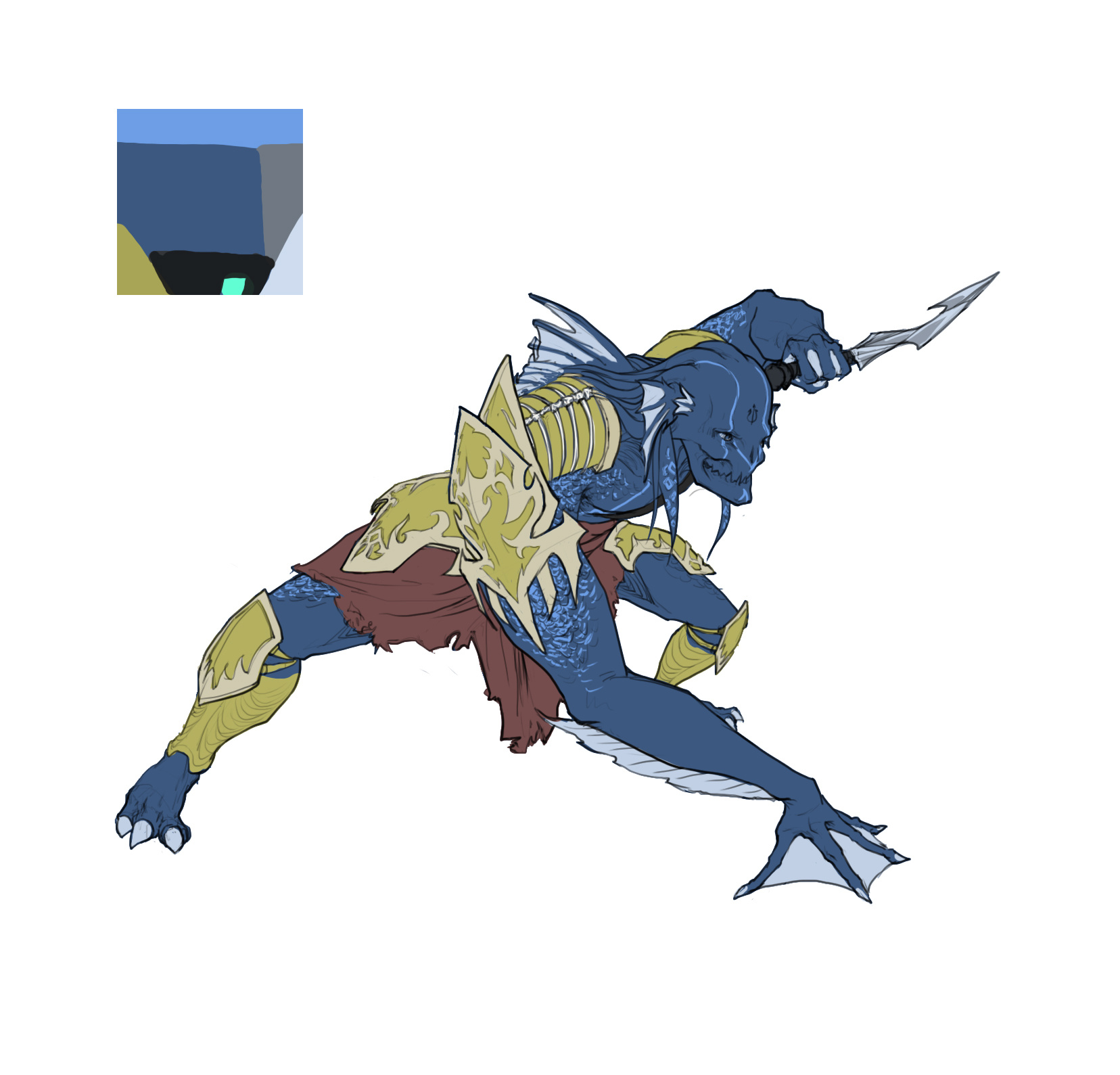 设定练习 鱼人侦察兵