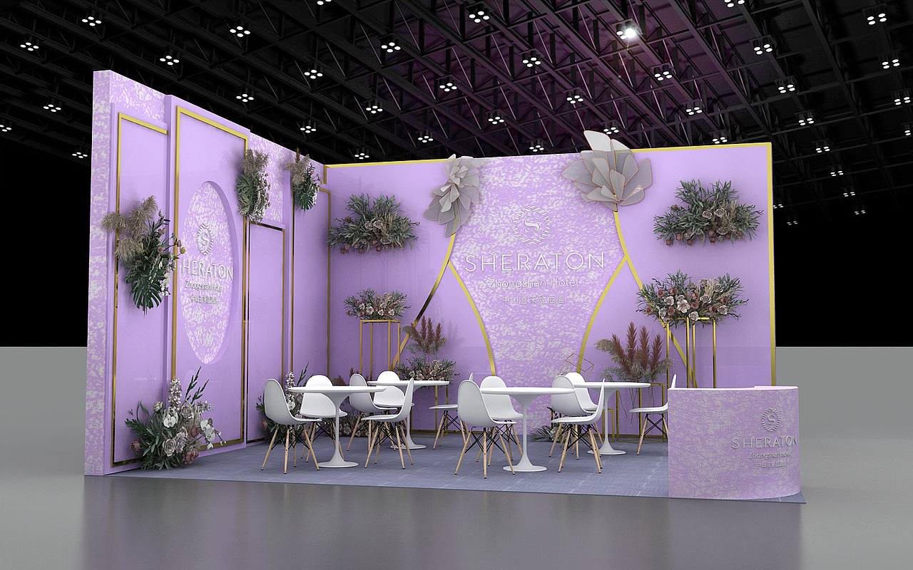 婚博会展位设计3D效果图（图ZMjIxOTQ2MTQw） - 场景 - 站酷设计师3D设计师NG男原创素材 - 站酷ZCOOL