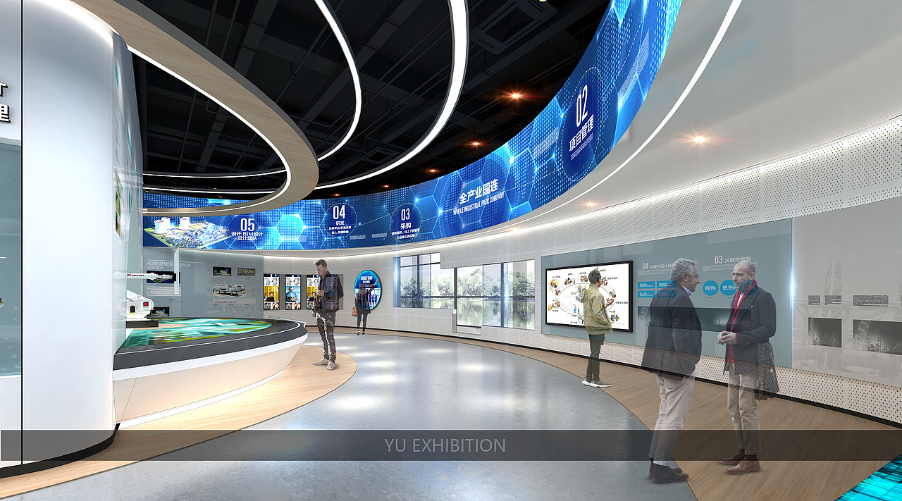 中冶环保企业展厅概念方案（图ZMzY4MTY3Mzgw） - 展陈设计 - 站酷设计师YU饭特稀原创素材 - 站酷ZCOOL