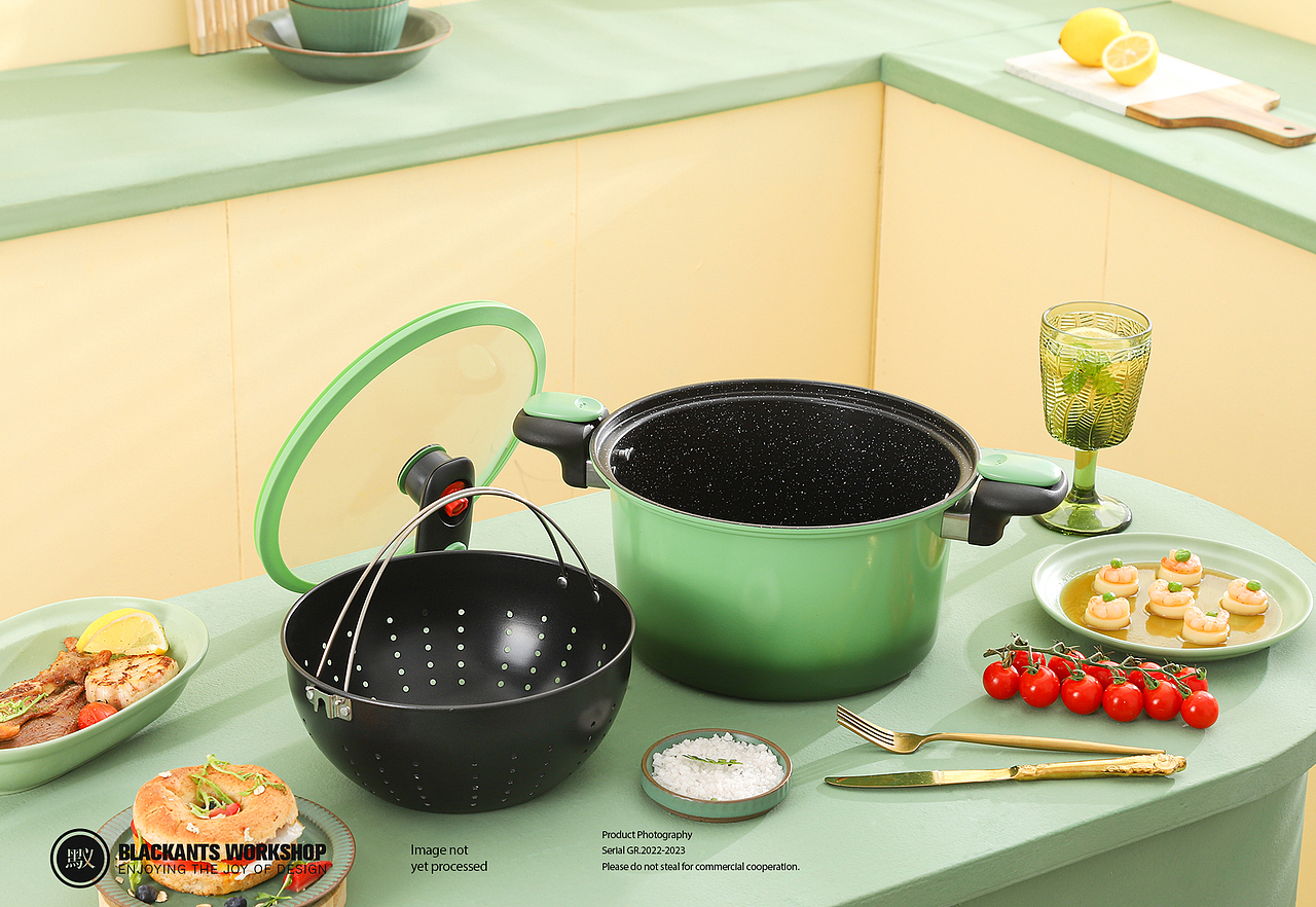 厨具摄影 | 微压汤锅 ✖ Blcakants