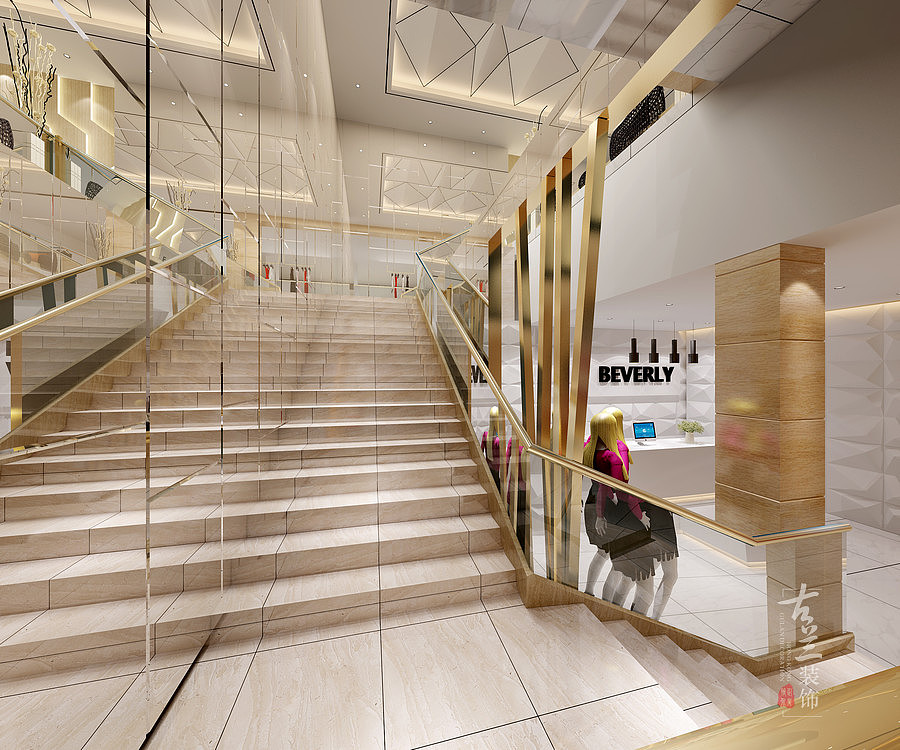 《乐山BEVERLY服装店》-成都服装店设计公司丨成都服装店装修公司（图ZODcxMDUwODQ=） - 家装设计 - 站酷设计师成都服装店设计丨原创素材 - 站酷ZCOOL