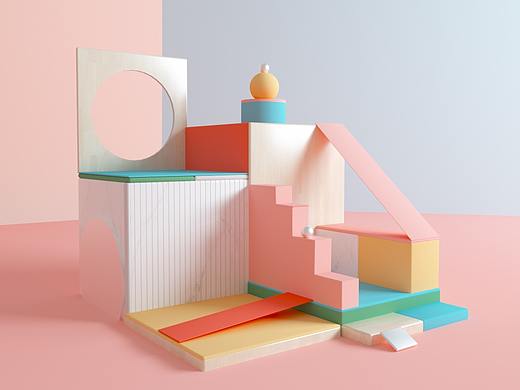 c4d练习作品，非商用