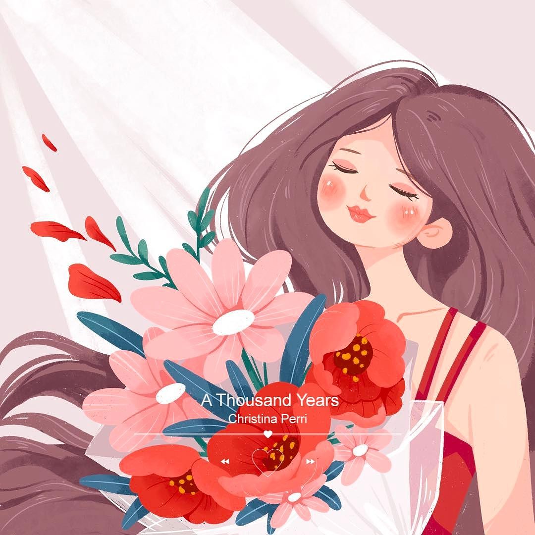 速涂鲜花少女    已商用