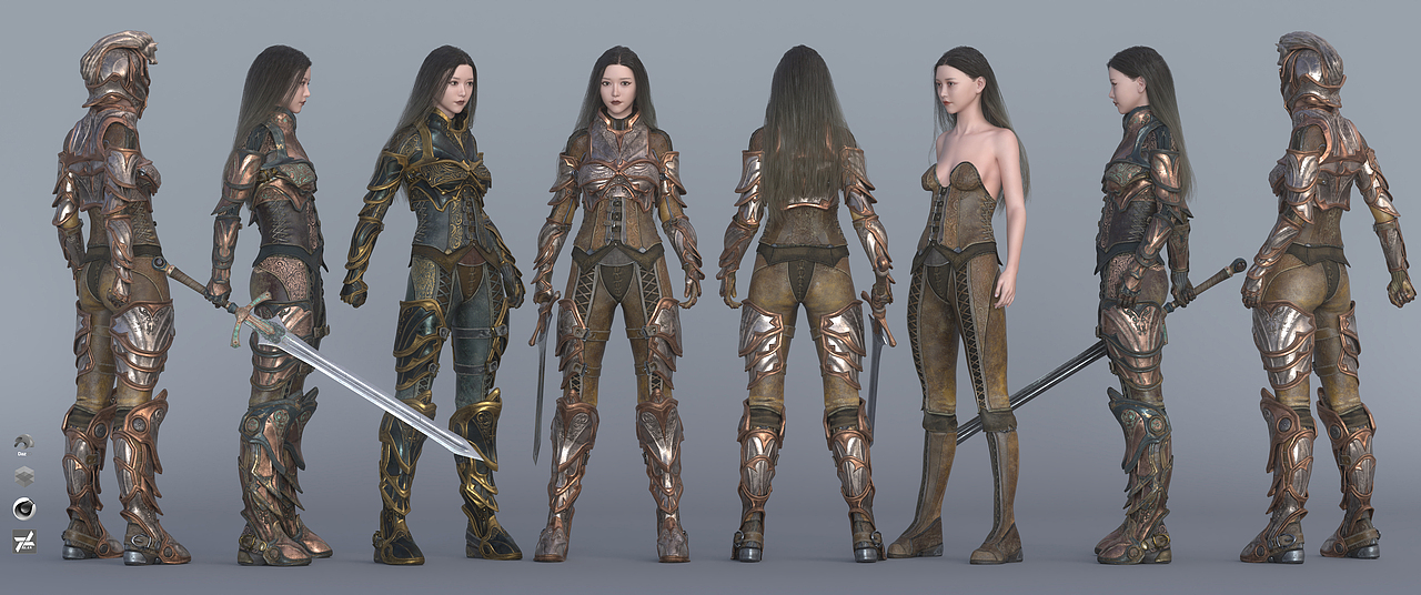 C4D Redshift 角色渲染合集05