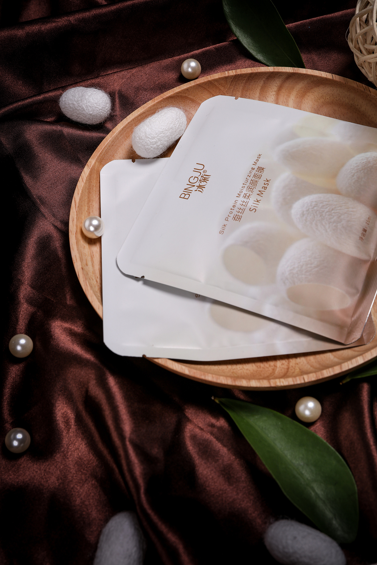 冰菊蚕丝面膜场景拍摄欣赏