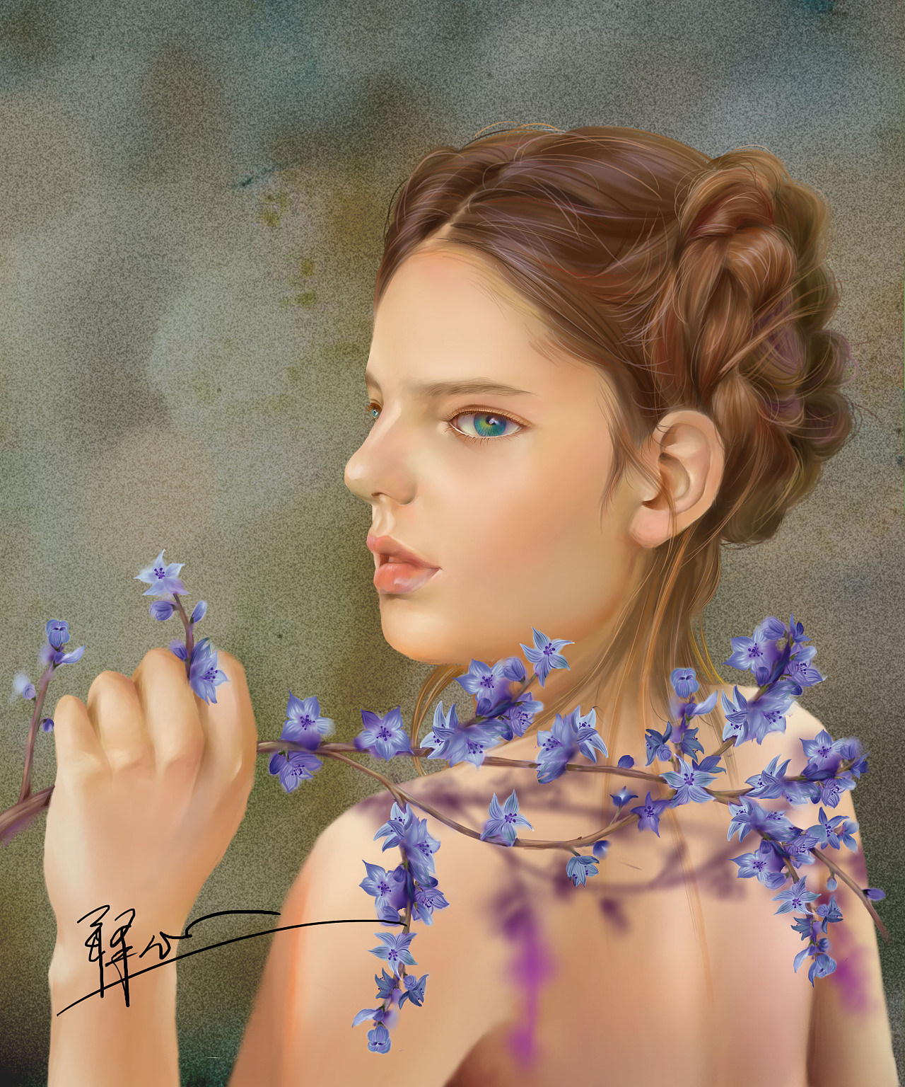 手绘板-人像写真