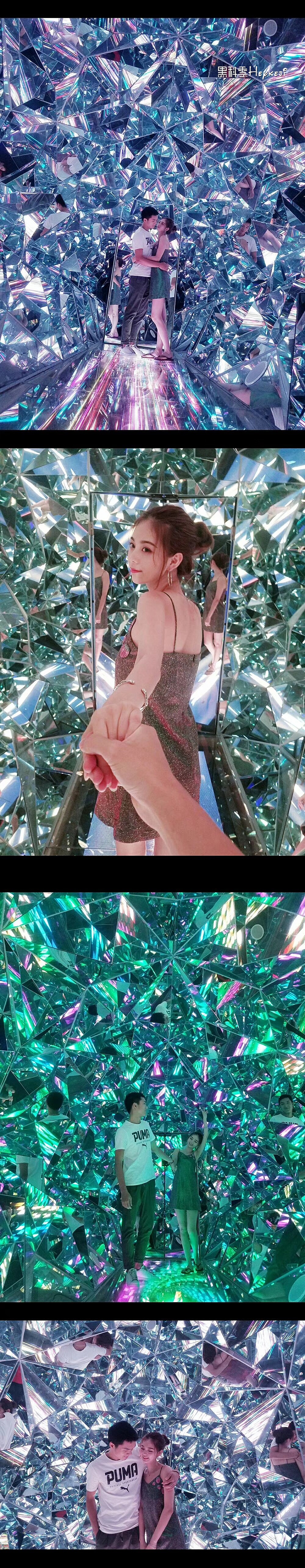 创意互动空间—钻石隧道，抖音在线，了解一下（图ZMTE2NzY0NTI0） - 短片 - 站酷设计师创意互动道具刘原创素材 - 站酷ZCOOL