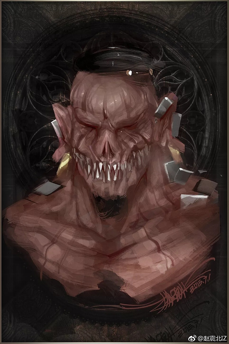 盗墓笔记故事原画赵震北