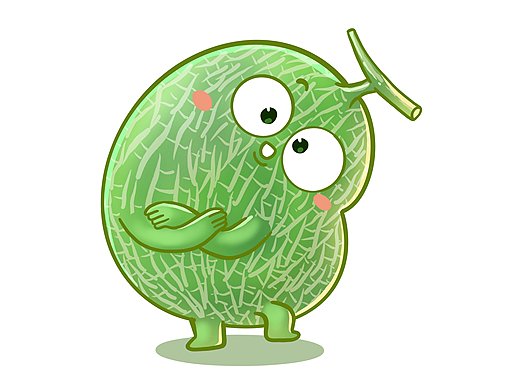 我喜欢哈密瓜味雪糕!