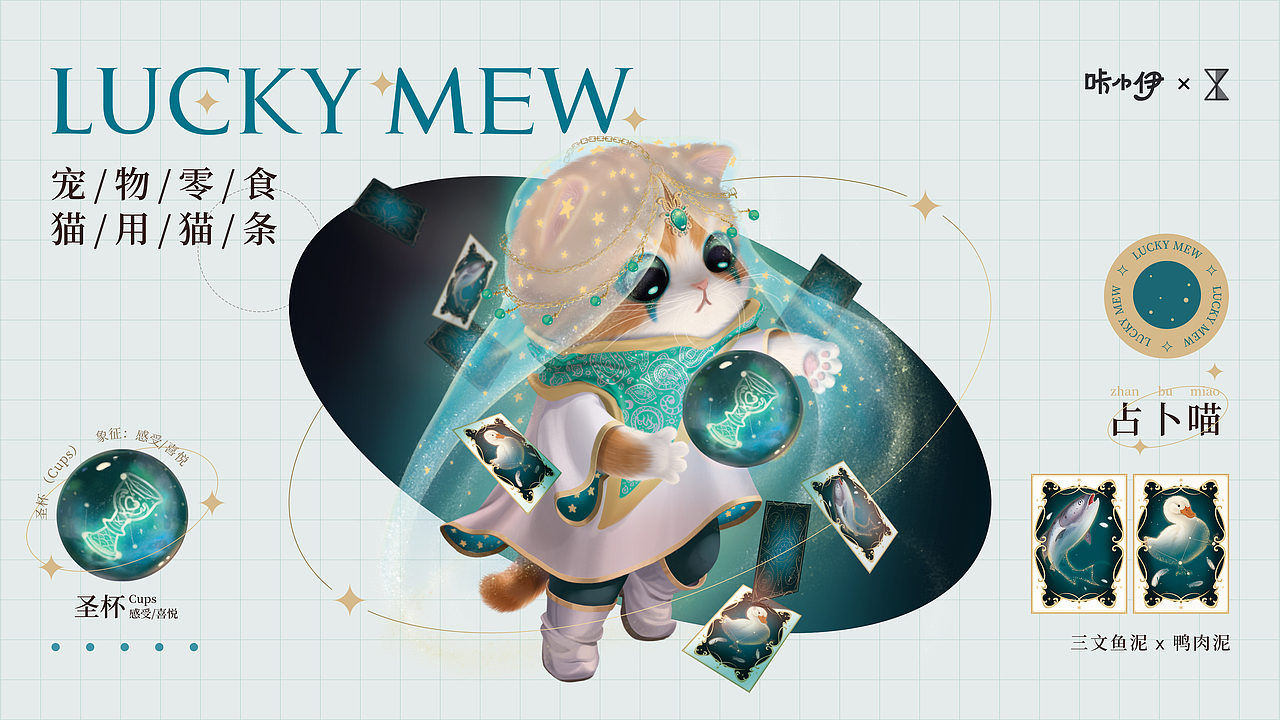 咔小伊IP设计，占卜喵，猫（图ZMjg4NjcyMTcy） - IP形象 - 站酷设计师赵我抄Albert原创素材 - 站酷ZCOOL
