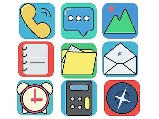 MBE 手机主题图标