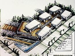 2018大连理工建筑学考研优秀快题作品