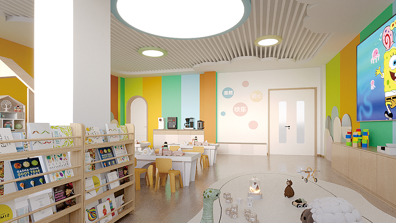 某社区党群服务中心改造方案效果图