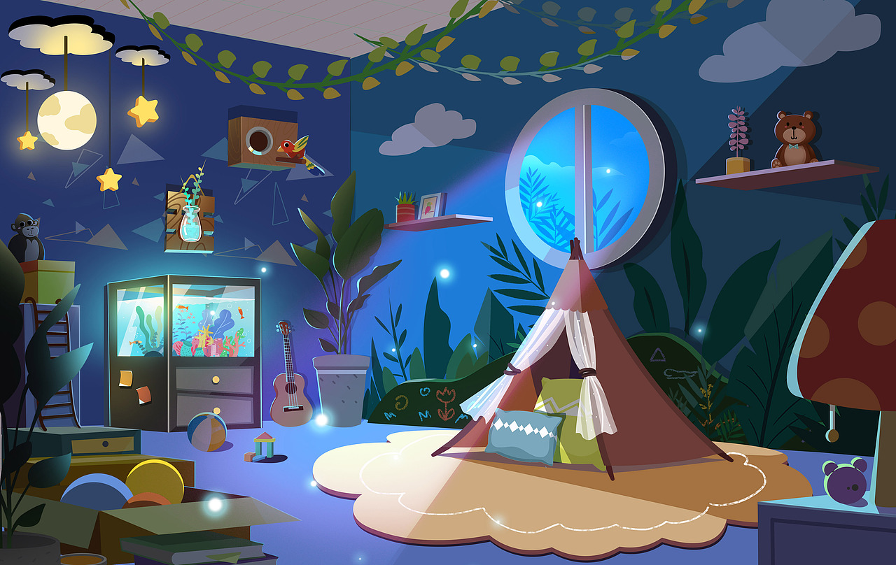 《作品集》（图ZMjQ5MTE2OTM2） - 儿童插画 - 站酷设计师阿什pu原创素材 - 站酷ZCOOL