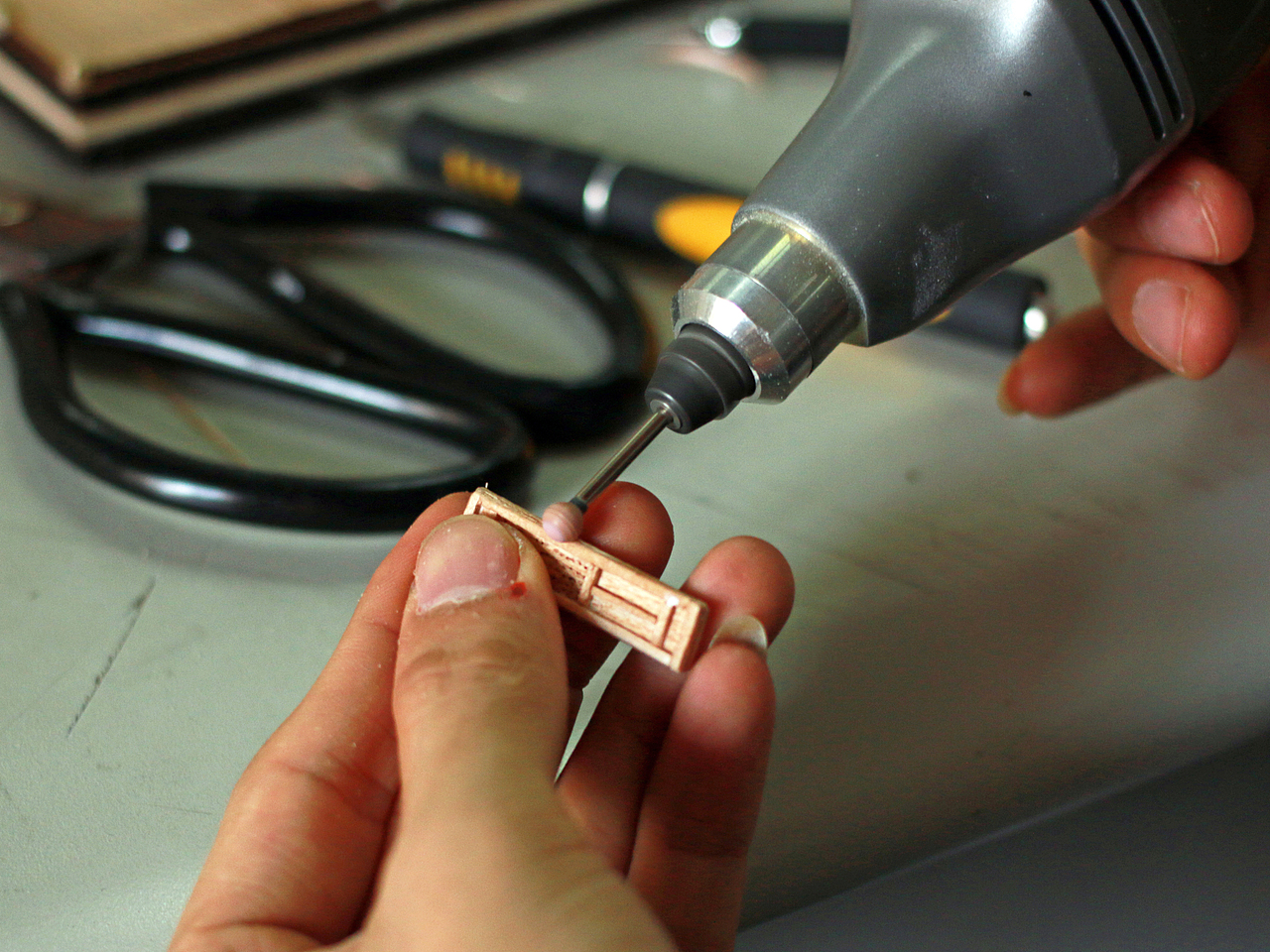 徽派古民居建筑模型