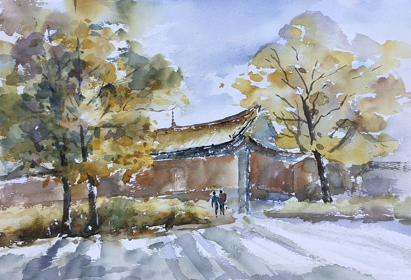 近期水彩写生习作~