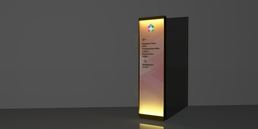 poly sign systems|导视设计|空间/建筑|ten_t - 原创设计作品 - 站酷