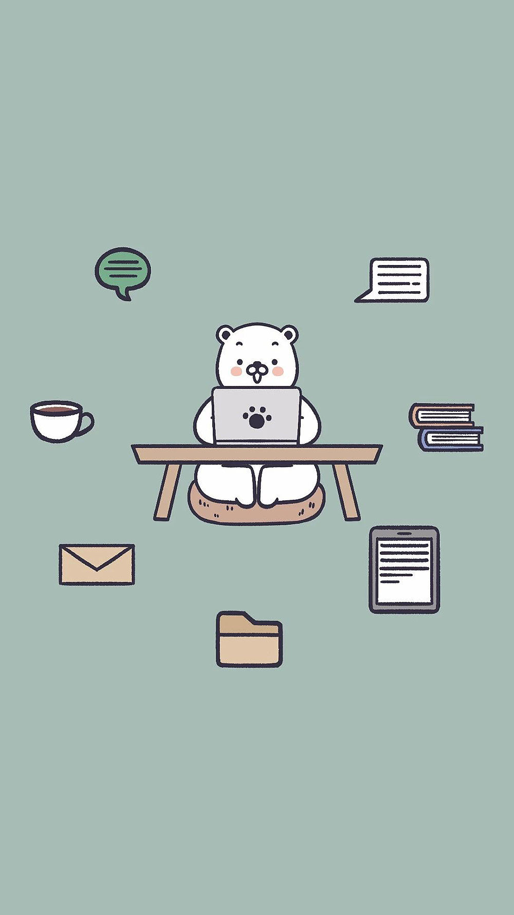 宅在家手机壁纸