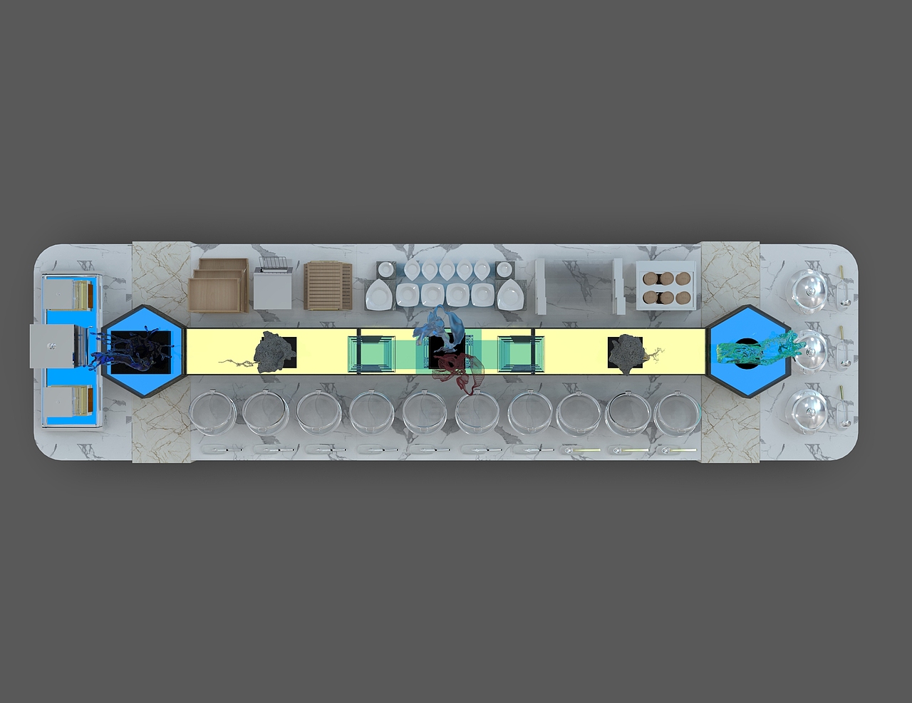 移动大理石自助餐台设备制作定制自助餐台效果图图片（图ZMjg2OTQzODg0） - 包装 - 站酷设计师自助餐台布菲车原创素材 - 站酷ZCOOL