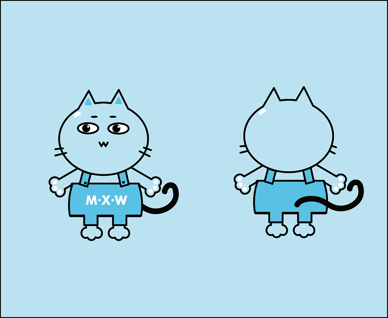 卡通形象制作-喵家族