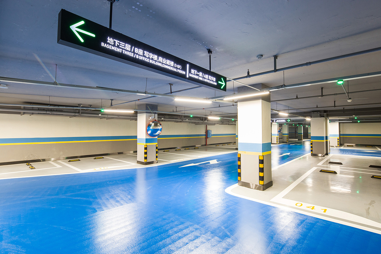 双塔国际广场楼层及车库标识设计