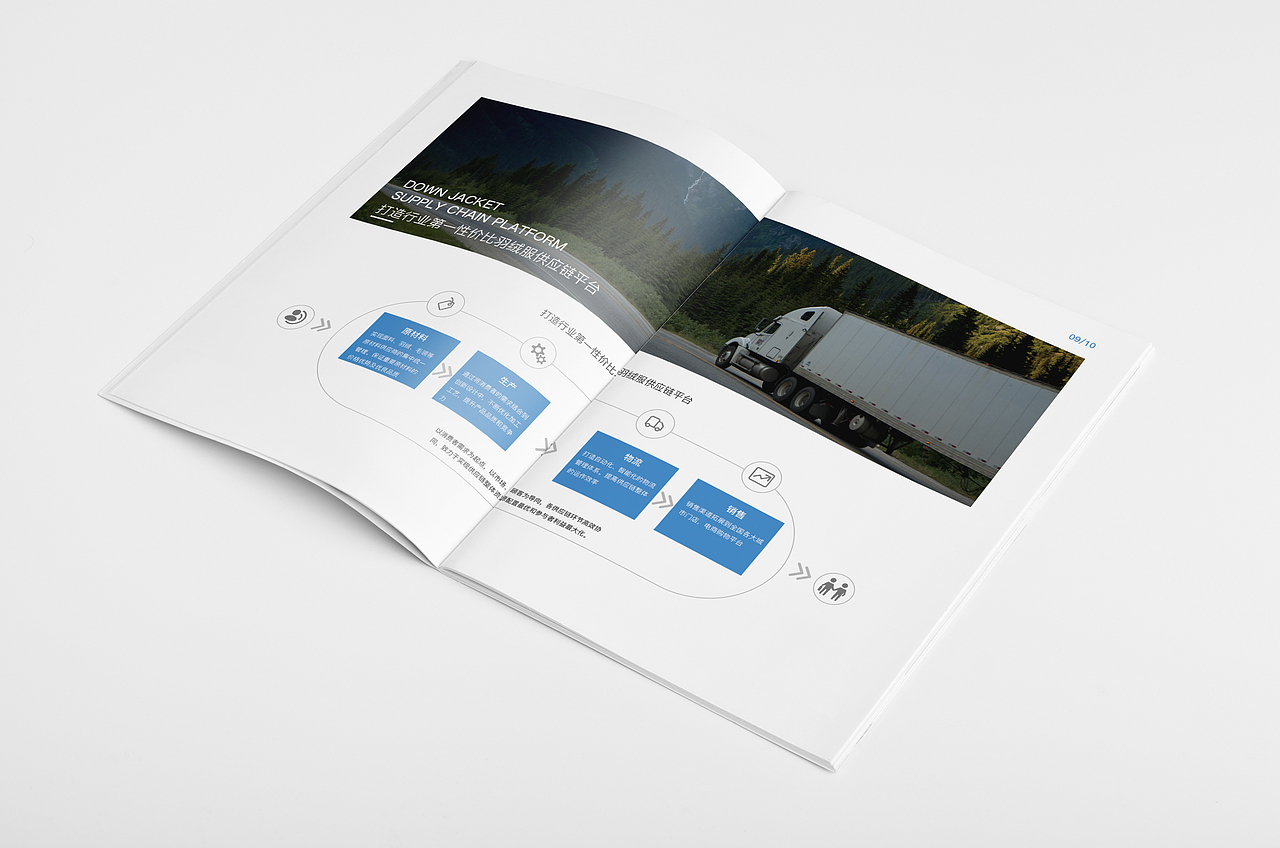 简约企业宣传画册