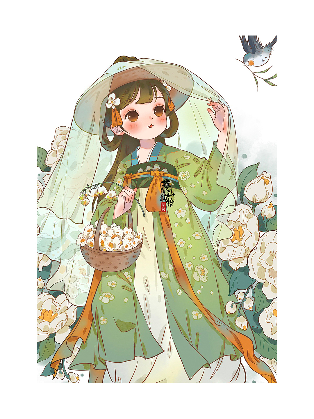 二十四节气拟人系列1（图ZMjk1NDgyMjE2） - 商业插画 - 站酷设计师蒋山猫原创素材 - 站酷ZCOOL