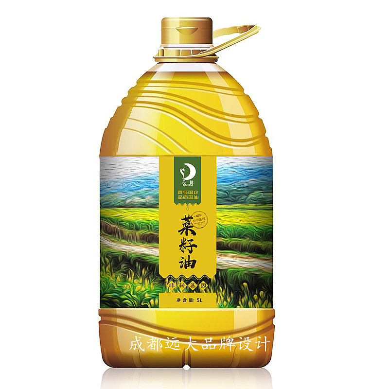成都远大品牌设计为绵阳游仙粮油公司菜籽油包装设计