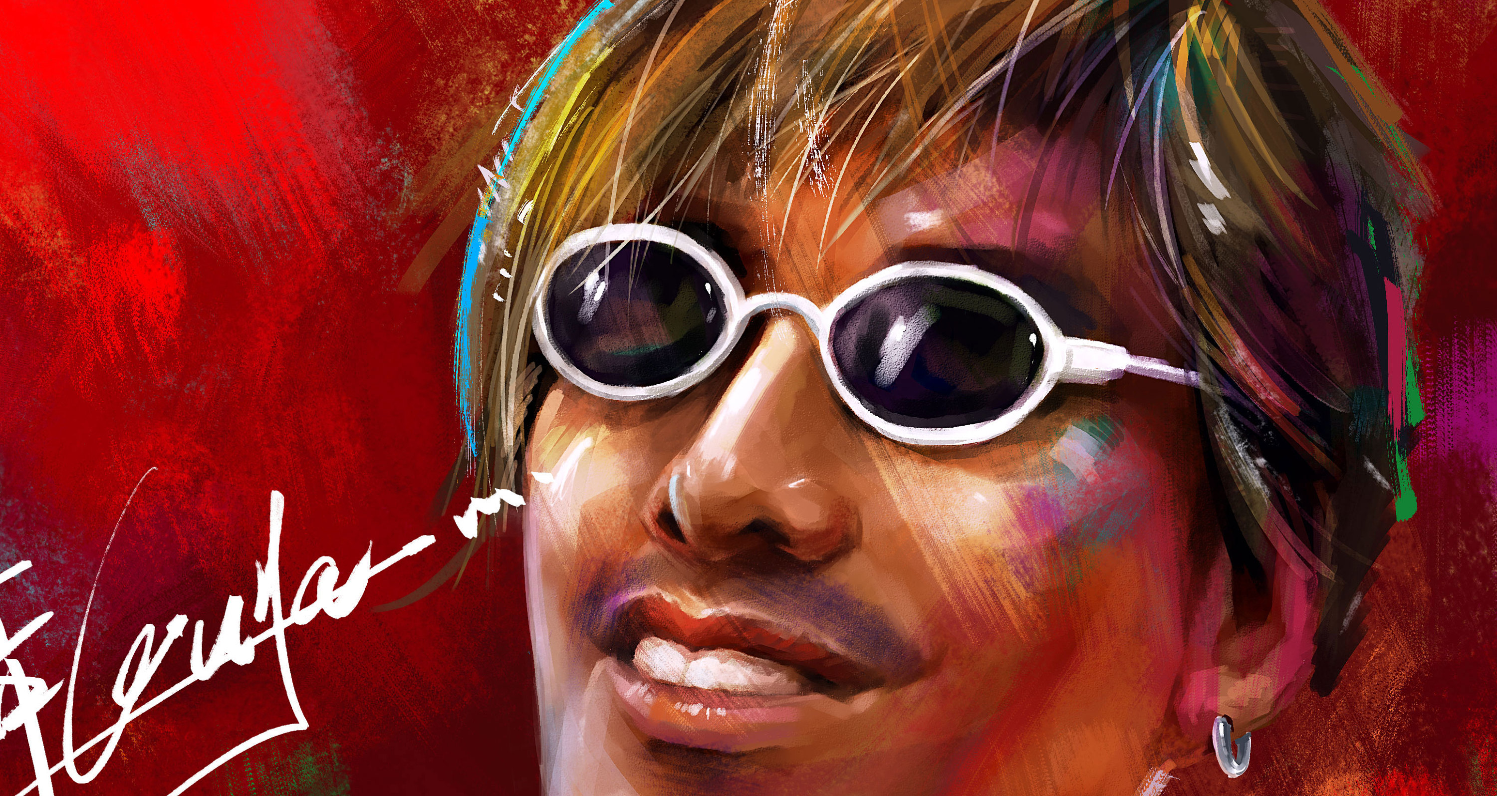 厚涂硬汉武打明星|插画|创作习作|很松设计 - 原创作品 - 站酷 (zcool