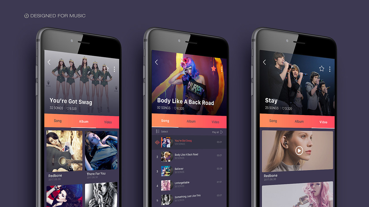 《UI音乐APP》UI设计——大东设计
