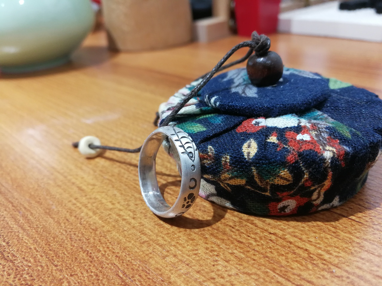 原创手工银小鱼戒指 首饰过程